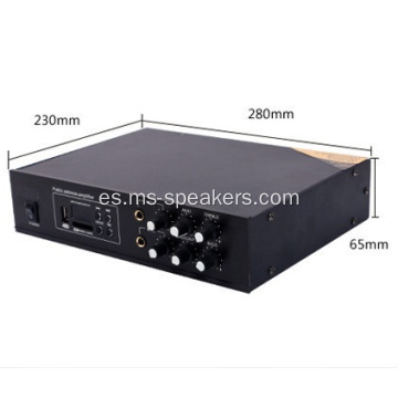 Amplificador de audio 60W en el sistema de direcciones públicas